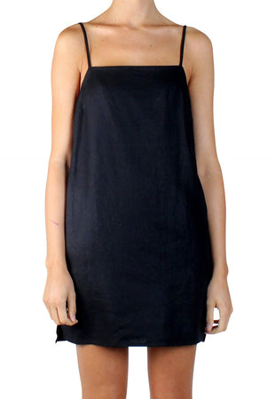 Elba Linen Dress Black