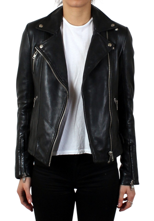 Rebel Leather Biker Jacket