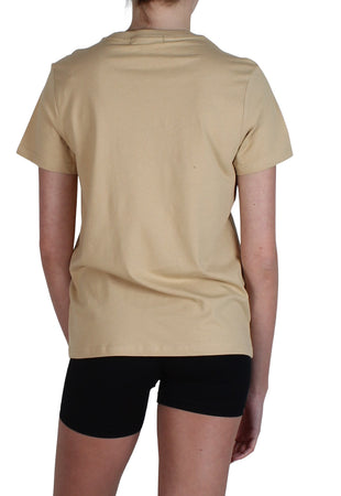 Crew Cotton Tee Camel