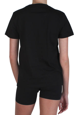 Crew Cotton Tee Black