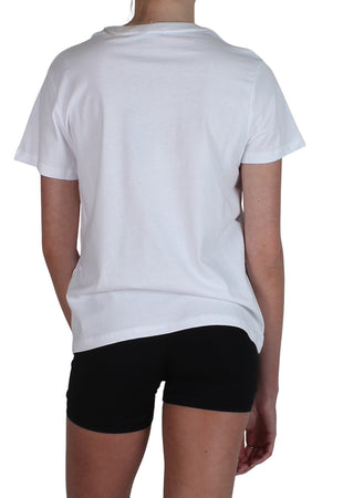 Crew Cotton Tee White