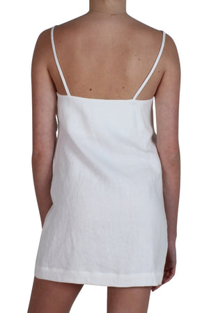 Elba Linen Dress White